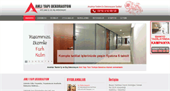 Desktop Screenshot of anliyapidekorasyon.com